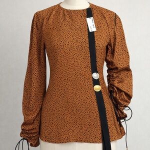 Yigal Azrouel Leapord  Women's Top